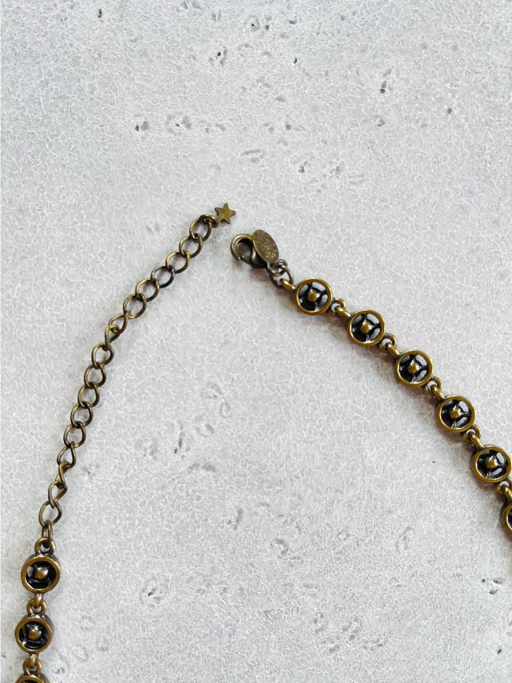 Kirks Folly Brass Tone Multicolored Rhinestone Bib Necklace - Picture 8 of 9